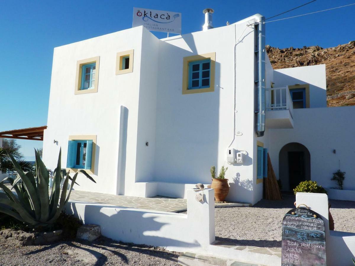 Oklaca Patmos Beach Rooms Skála Buitenkant foto