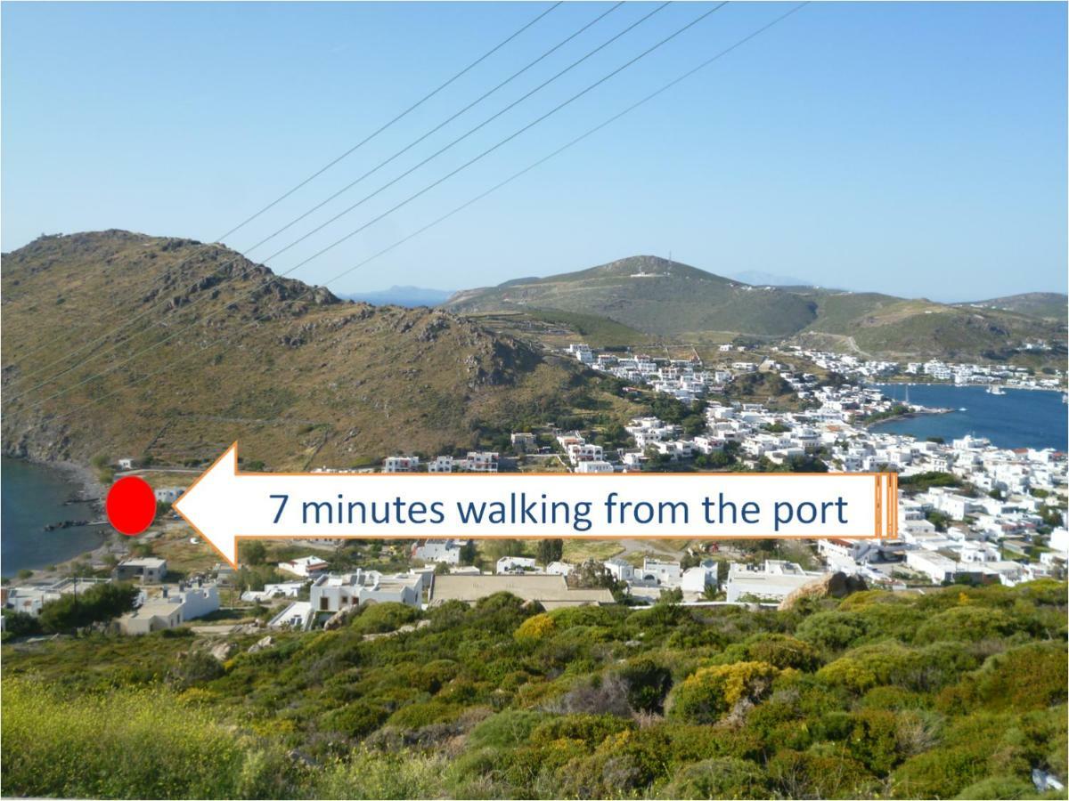 Oklaca Patmos Beach Rooms Skála Buitenkant foto